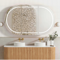 Bondi Oval Led Mirror Shaving Cabinet
